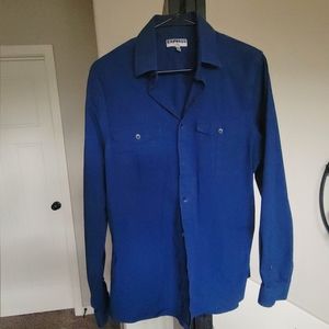 Express blue dress shirt.